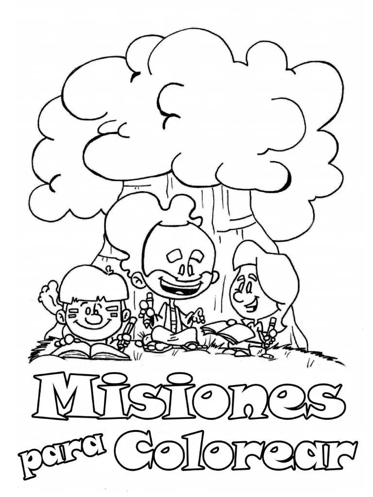 Misiones para Colorear - A4 | PDF | Misionero | Jesús