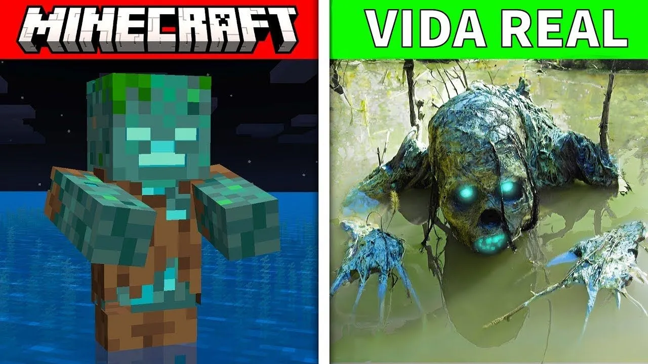 Mobs de Minecraft en la VIDA REAL - YouTube