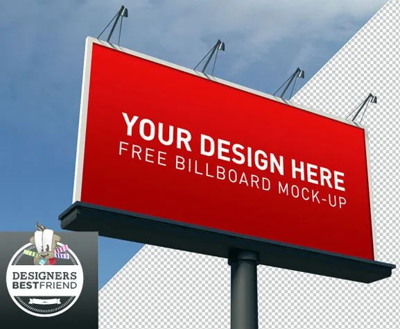 Mockup, anuncio espectacular Billboard gratis (PSD) | Elsmik