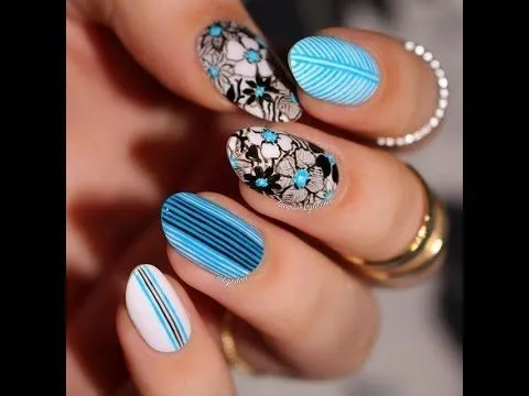 MODA 2014 | Las Mejores Uñas con diseños - YouTube