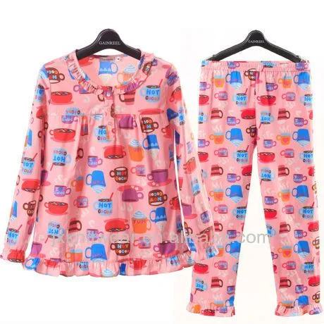 La moda de colores pijama ropa de noche fija para mujeres ...