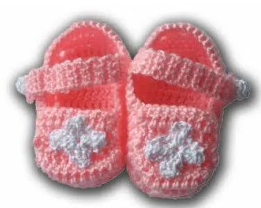 ZAPATOS PATUCOS DE BEBE A CROCHET : MODA INFANTIL ROPA para niños ...