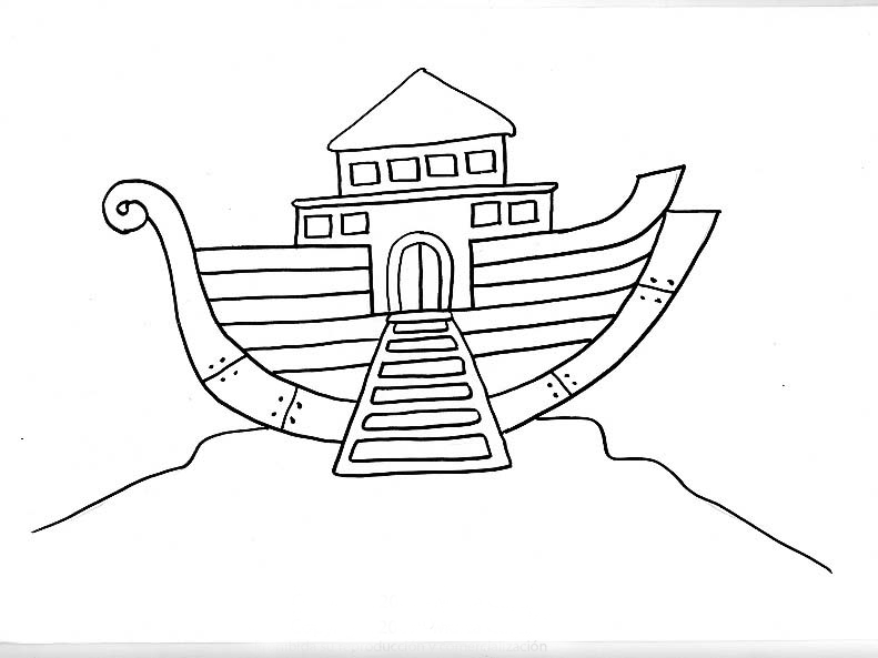 dibujos y colorear: pintar y colorear los personajes del arca de noe