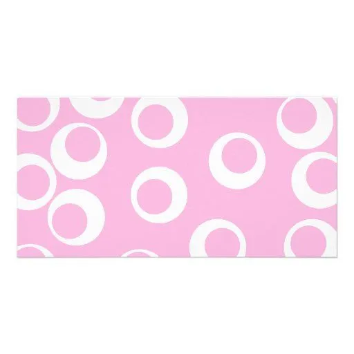 Modelo abstracto de los círculos. Rosa y blanco Tarjeta Personal ... Modelo abstracto de los círculos. Rosa y blanco Tarjeta Personal ...