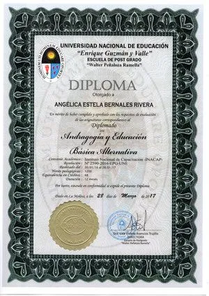 Modelo de Diploma y Certificado - diplomas postgrado Escuela de ...