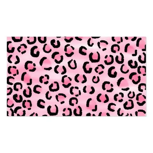 Modelo rosado del estampado leopardo plantillas de tarjetas ... Modelo rosado del estampado leopardo plantillas de tarjetas ...