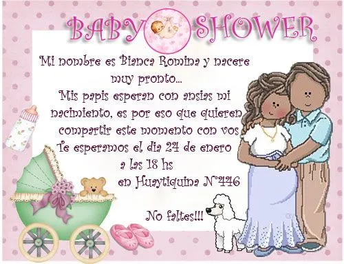 modelo tarjeta invitacion baby shower | Bienvenida bebe | Pinterest