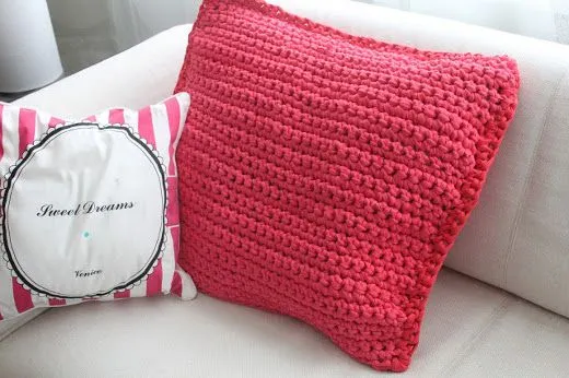 Modelos de almohadones tejidos con tela | El blog de trapillo.com