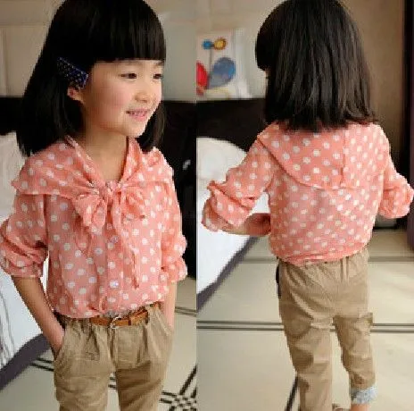Modelos de blusas de chifon para niñas - Imagui