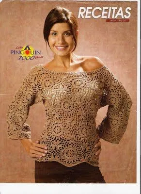 Modelos de blusas tejidas a crochet - Imagui