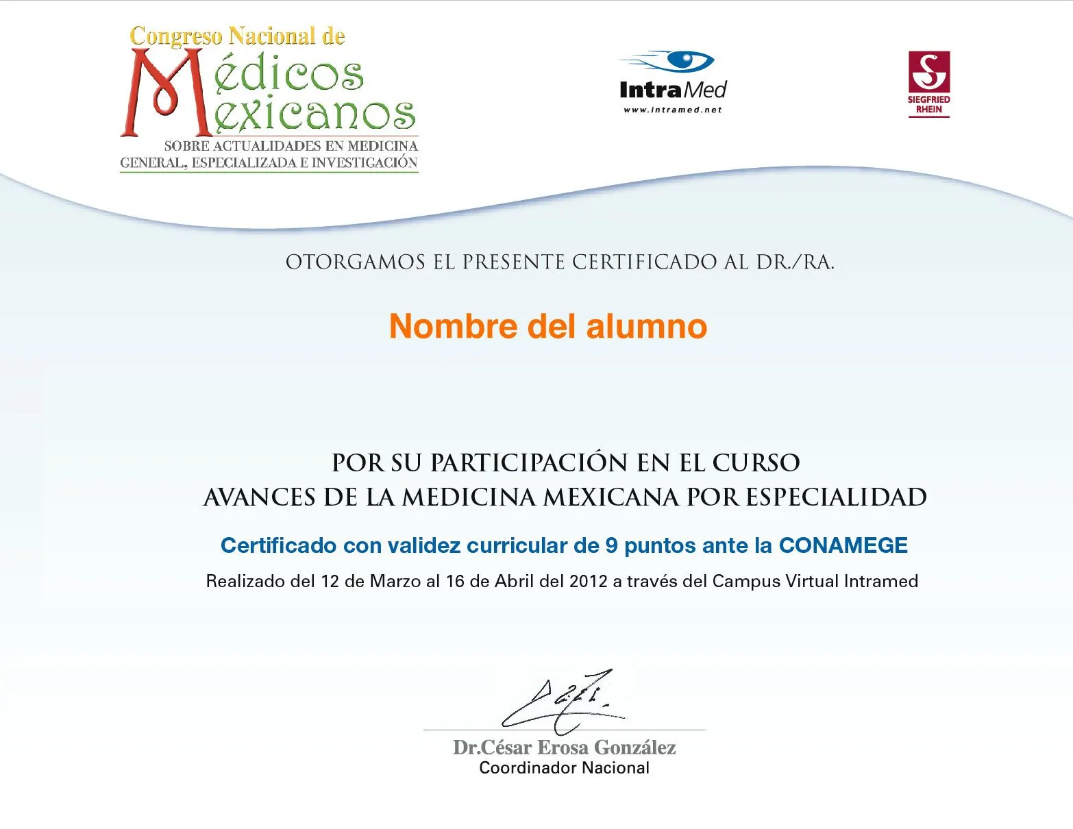 Congreso Nacional de Médicos Mexicanos - IntraMed - Eventos