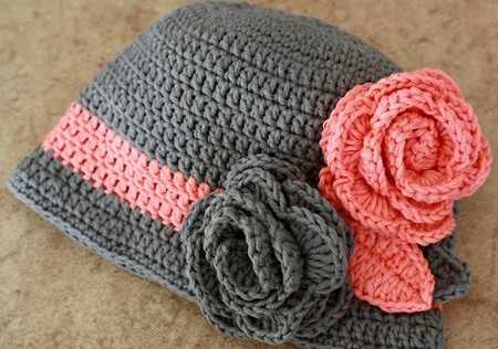 Graficos de gorros tejidos a crochet - Imagui