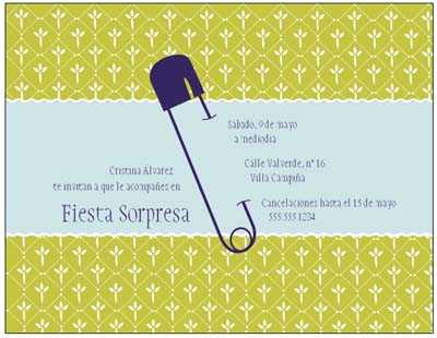 Modelos de invitaciones para un Baby Shower | Fiesta101