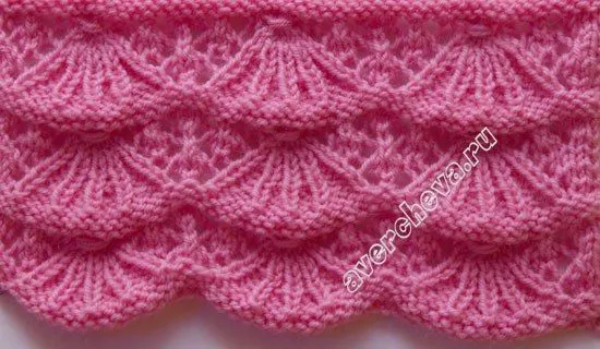 Mis Pasatiempos Amo el Crochet: En dos agujas modelo ondulado ...