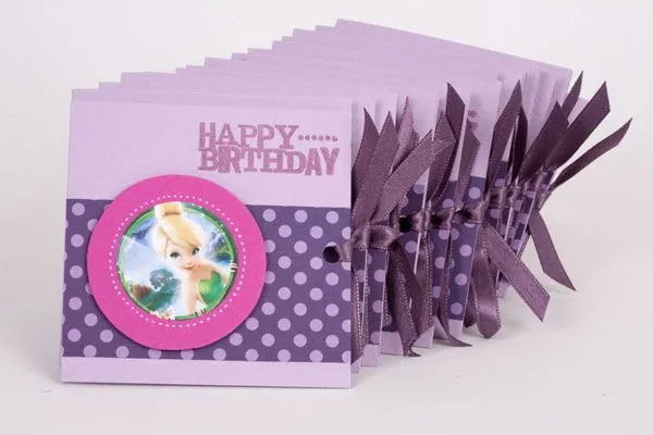 Diseños de tarjetas de invitación de campanita - Imagui