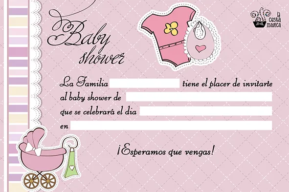 Modelos de tarjetas de invitación para baby shawer - Imagui