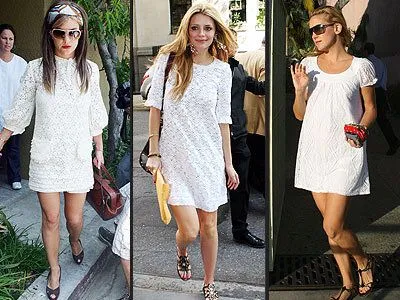 Modelos de vestidos blancos con encaje | Web de la Moda Modelos de vestidos blancos con encaje | Web de la Moda