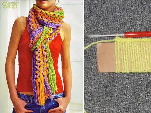 Bufandas en crochet faciles - Imagui