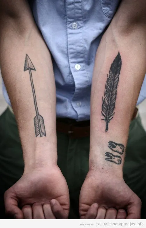 Modernos | Tatuajes para Parejas | Blog de fotos de tatuajes en pareja