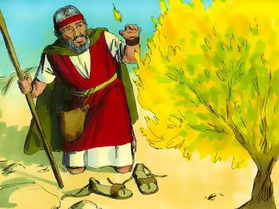 Moisés y la zarza ardiente | ObreroFiel