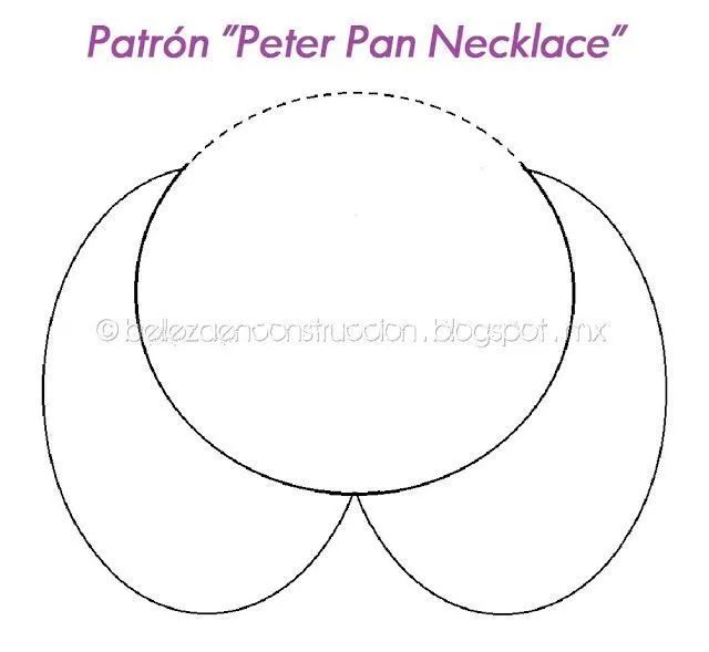 molde collar Peter Pan | PLANTILLAS Y MOLDES | Pinterest | Peter ...