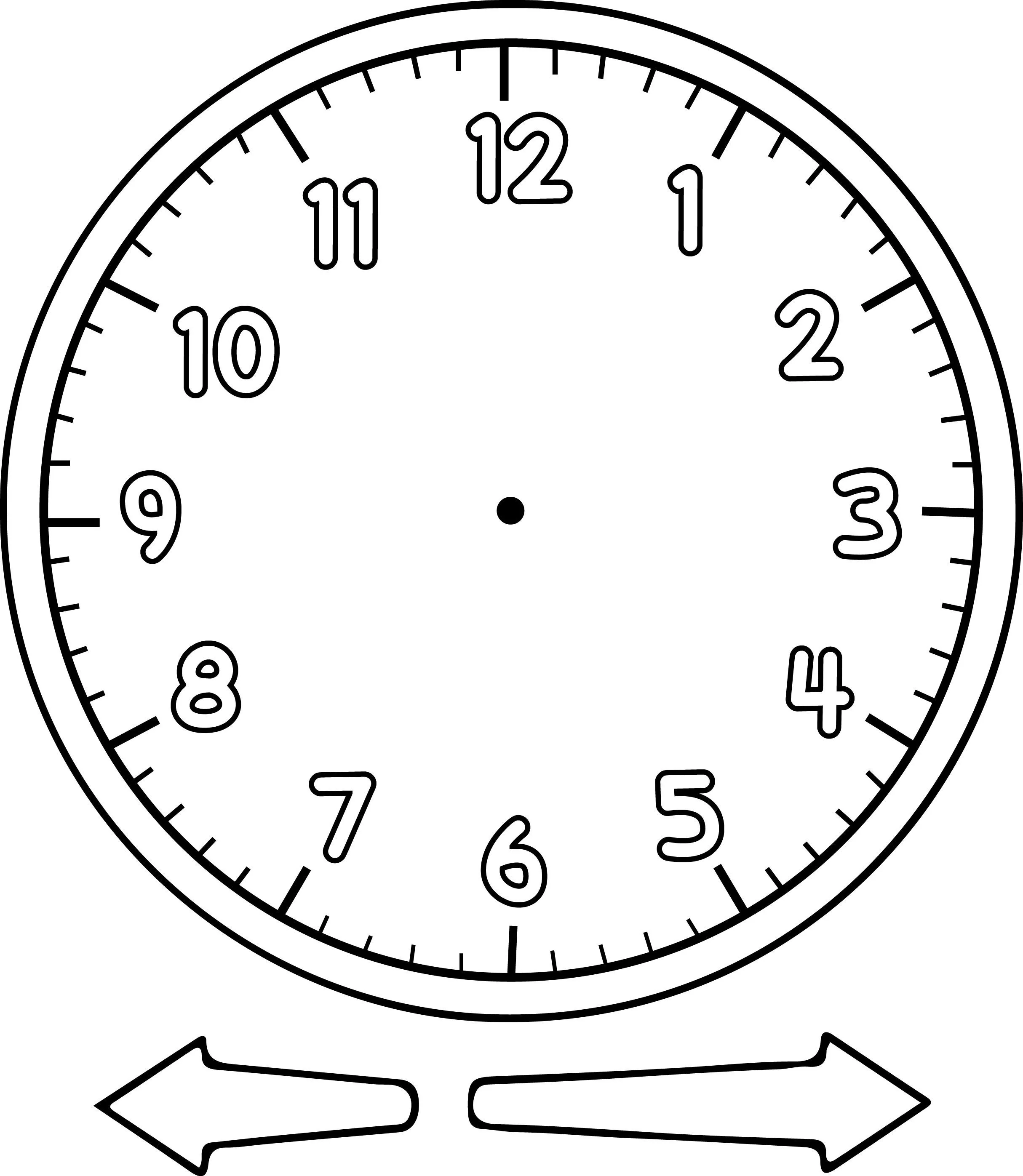 Molde / Dibujo de Reloj con sus agujas | Relojes dibujo, Reloj, Agenda  escolar para imprimir