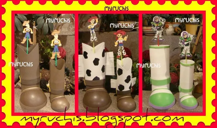 Fiesta Toy Story, dulceros, centros de mesa infantiles myruchis ...