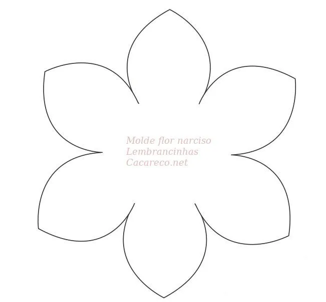 Molde flor de papel lembrancinha | Moldes p/flores | Pinterest
