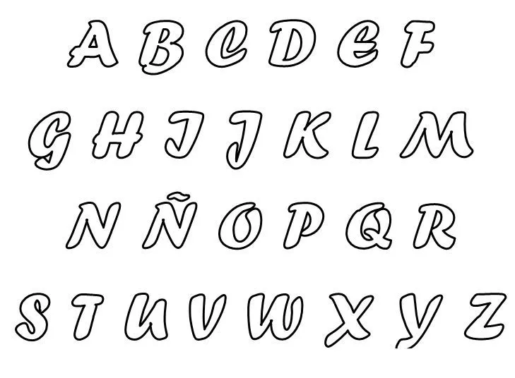 molde de letras cursiva - Pesquisa Google | moldes | Pinterest ...