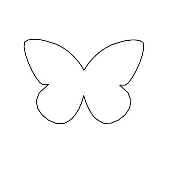 Molde de alas de mariposas - Imagui