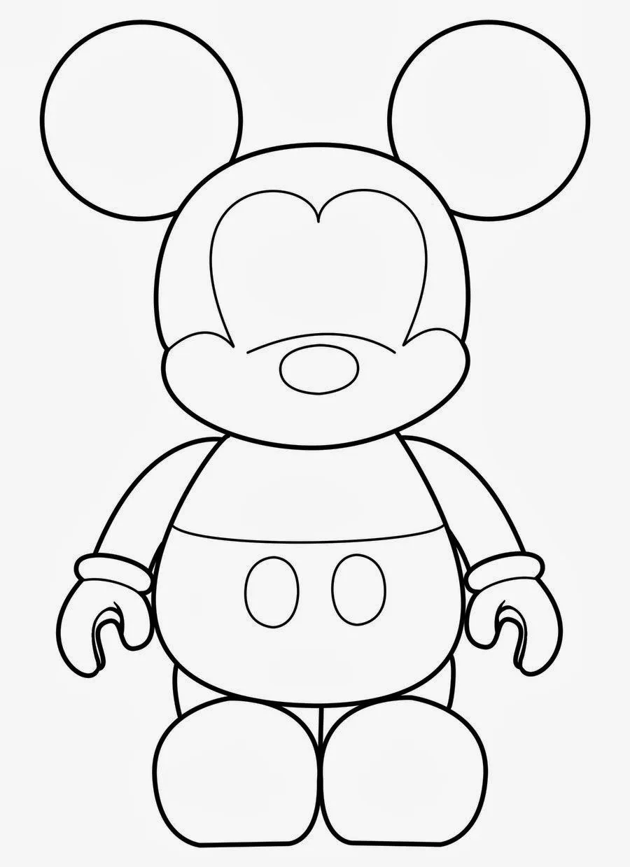 Molde de Mickey. | para pintar e imprimir | Pinterest | Ratones ...