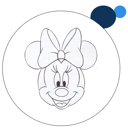 Moldes de Minnie bebé Mouse - Imagui