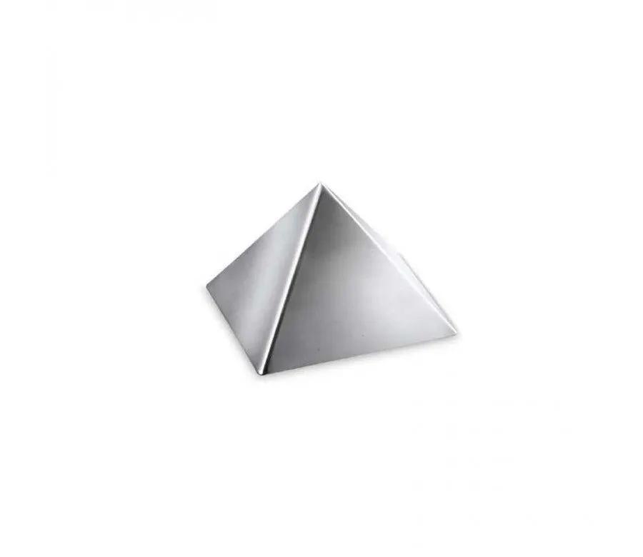Molde Piramide de Acero Inoxidable de 90 x 90 x 60 Milimetros KING METAL  PM060