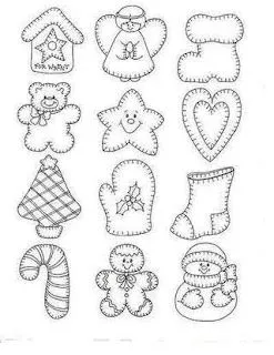 Yurancha: Moldes de Navidad en fieltro ( Christmas pattern) Yurancha: Moldes de Navidad en fieltro ( Christmas pattern)