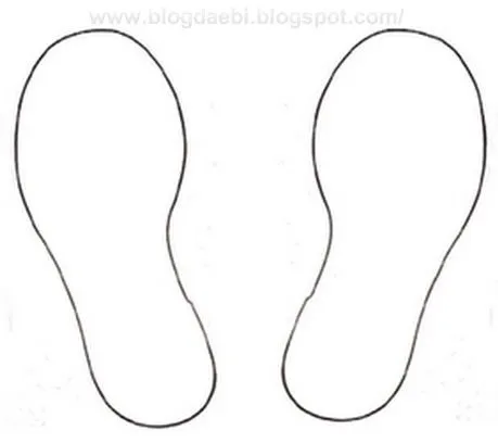 Molde de sandalias - Imagui