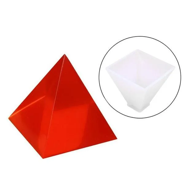 Molde de silicona de pirámide, molde de fabricación de joyas de resina,  herramienta de bricolaje col Macarena Molde de la resina de la pirámide DIY  | Walmart en línea