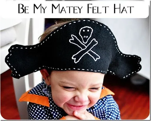 Molde sombrero pirata goma eva - Imagui