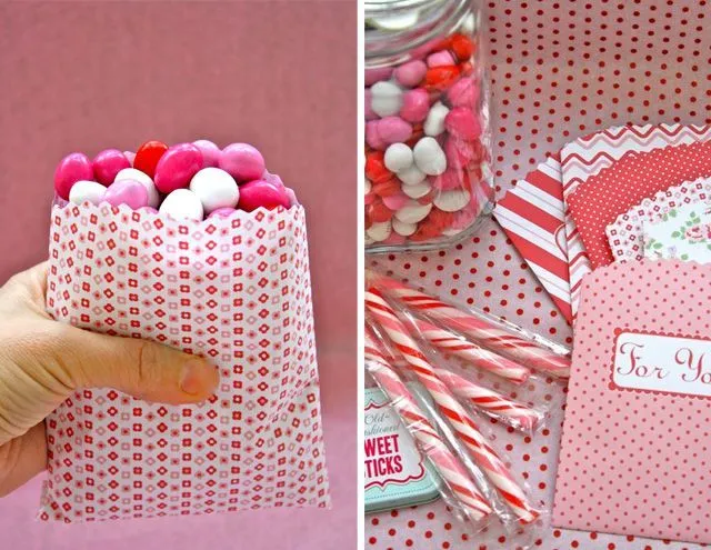 Moldes de bolsitas para dulces gratis | Cumpleaños | Pinterest