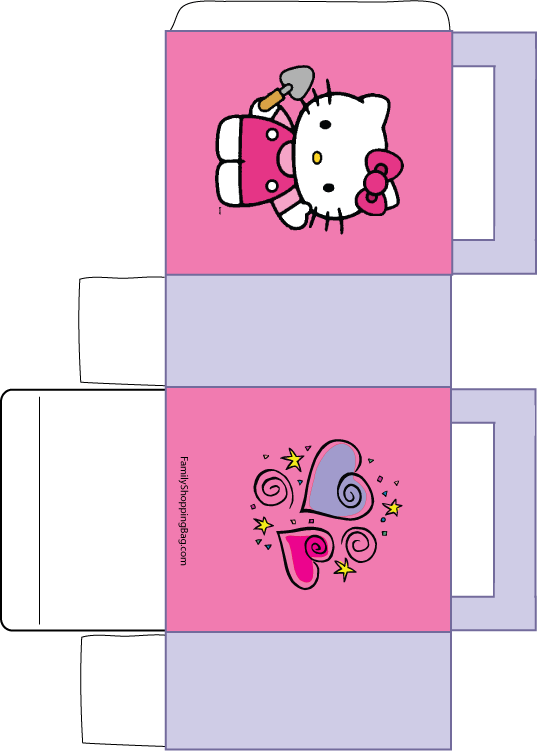 HELLO KITTY EN RETAZOS Y PUNTADAS: Kit de fiesta Hello Kitty