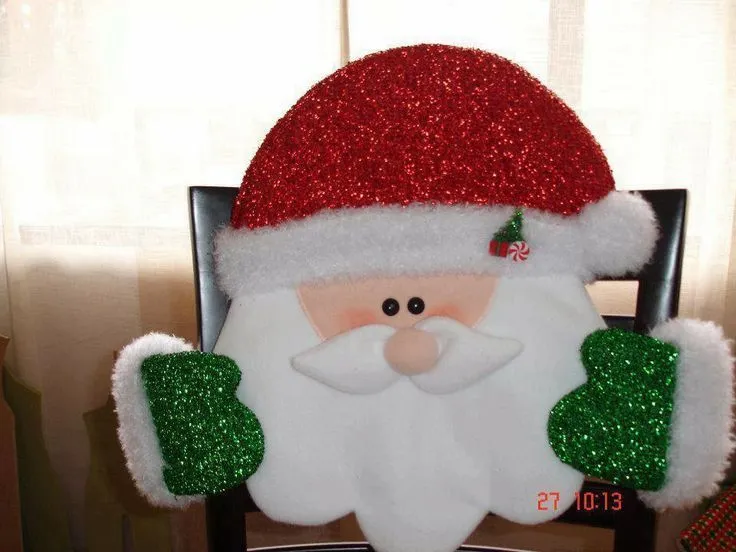 Moldes De Cara De Santa Claus En Fieltro | Santa claus de fieltro, Fundas  para sillas navidad, Manualidades navideñas
