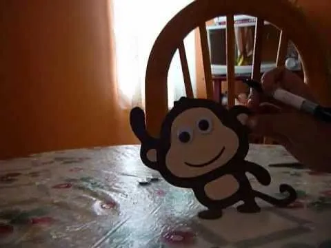 Como hacer un mono en foamy - Imagui