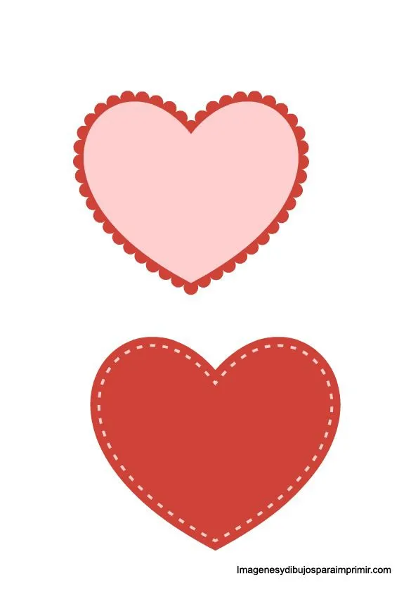 Moldes de corazones para imprimir-Colorear dibujos,letras, Actividades infantiles Moldes de corazones para imprimir-Colorear dibujos,letras, Actividades infantiles