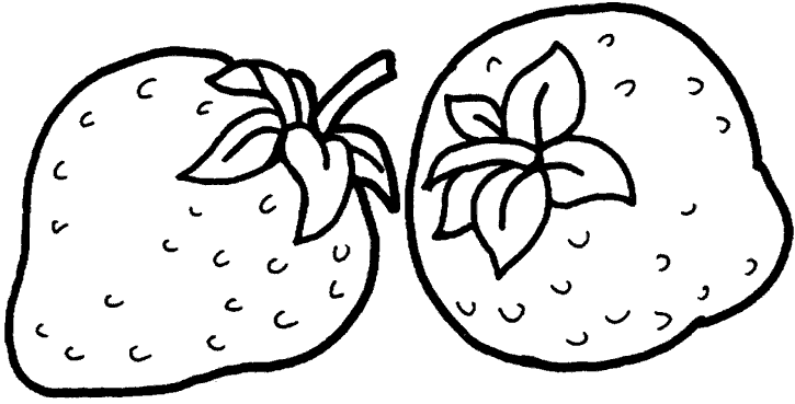 Dibujos para colorear de Frutas, Plantillas para colorear de Frutas