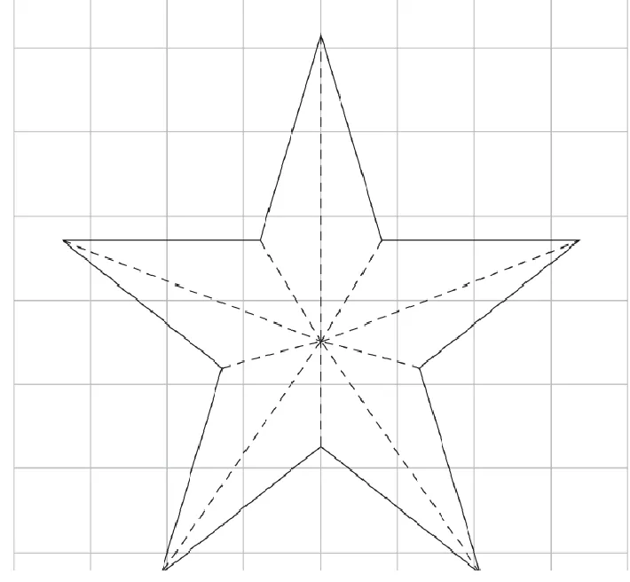 Molde de estrella de cinco puntas - Imagui