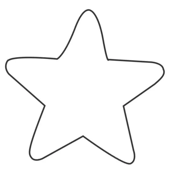 Molde de estrella - Imagui