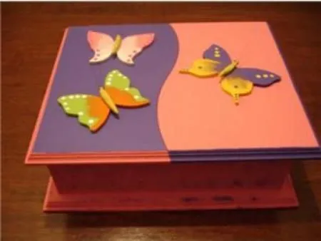 Moldes y Figuras de Sucha Foami: Cajas Decoradas Moldes y Figuras de Sucha Foami: Cajas Decoradas