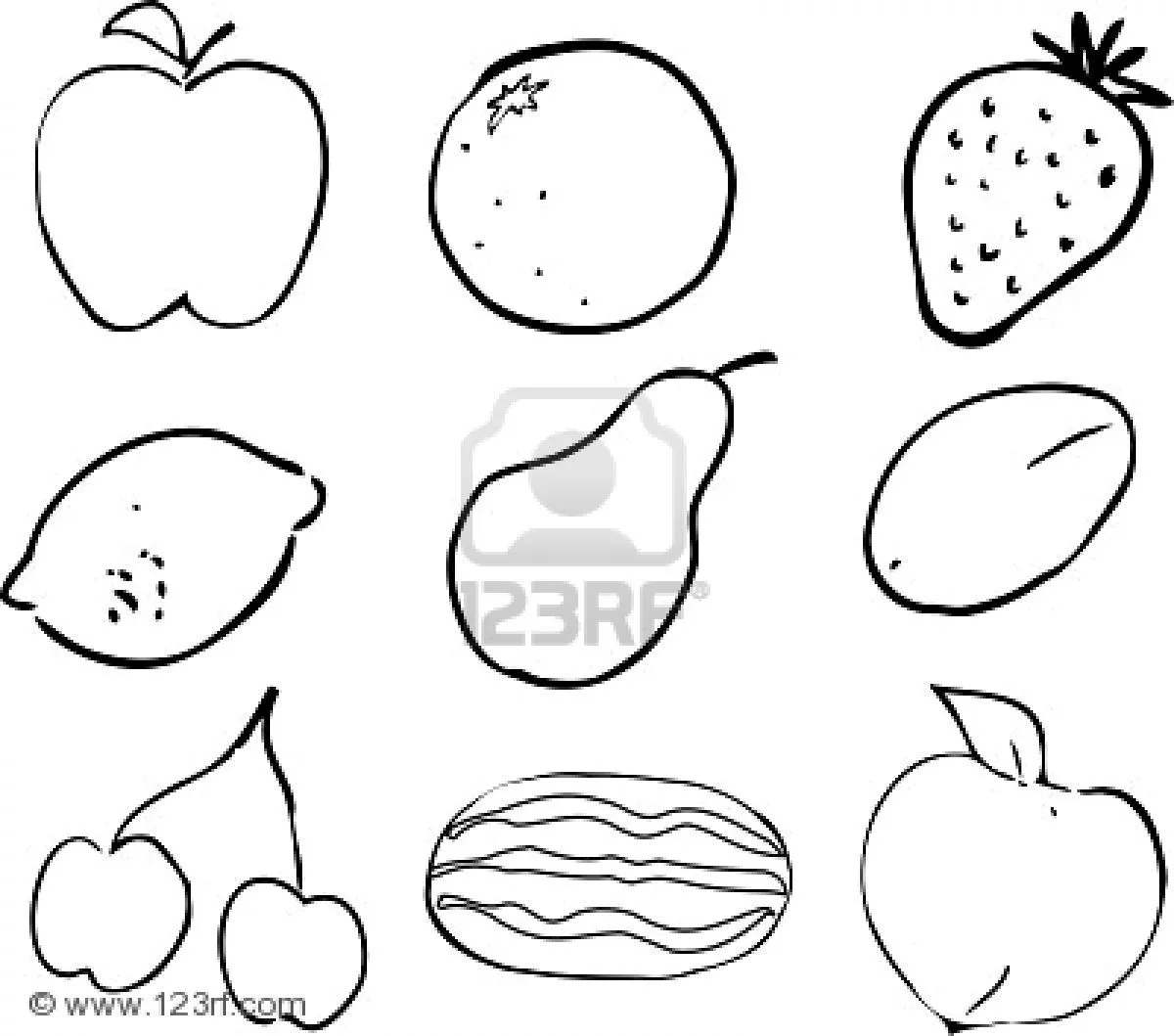 Moldes y Figuras de Sucha Foami: frutas