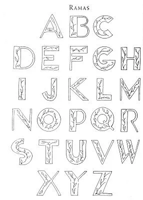 Moldes de letras para imprimir en foami - Imagui