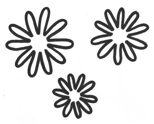 Moldes y Figuras de Sucha Foami: moldes de flores