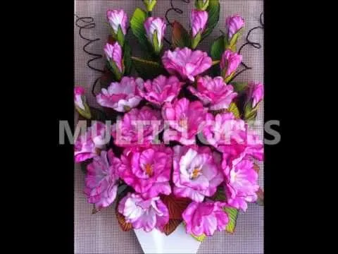 Moldes de flores en foamy - Youtube Downloader mp3